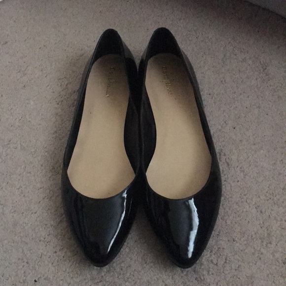 cole haan black flats